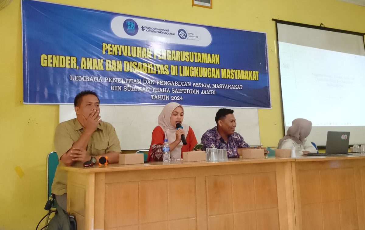 Penyuluhan Pengarusutamaan Gender di Beberapa Desa Kabupaten Muaro Jambi: Langkah UIN STS Jambi Mendorong Program Prioritas Nasional
