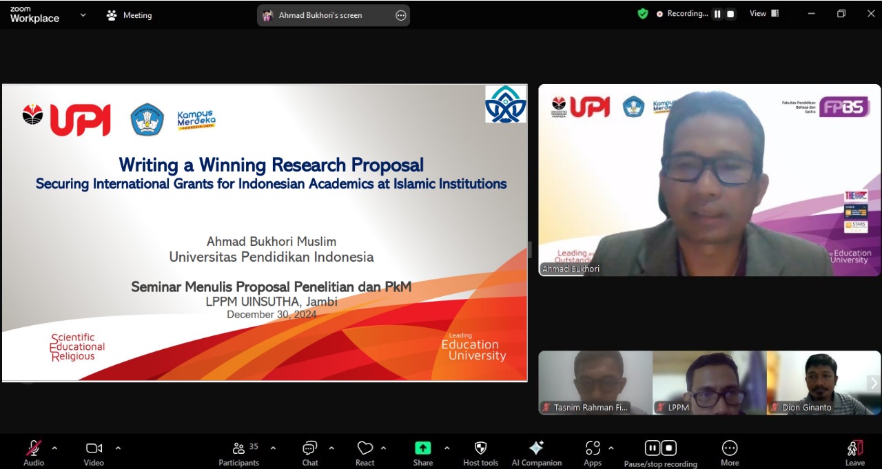 Seminar Penulisan Proposal Penelitian dan PkM 3#: Dorong Dosen Menuju Penelitian Internasional