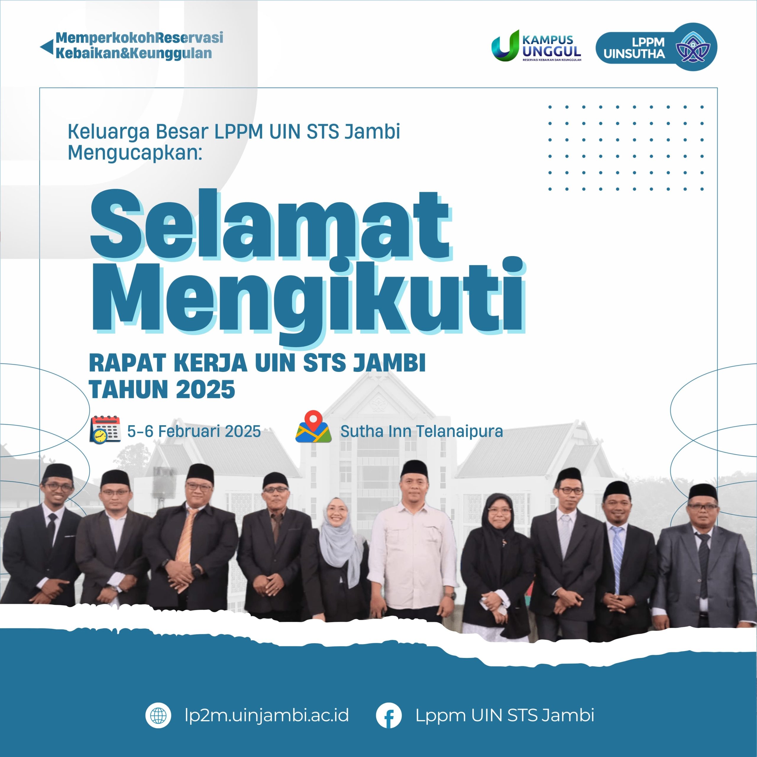 LPPM Ikuti Raker UIN STS Jambi 2025