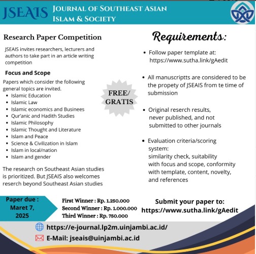 Lomba Penulisan Artikel Internasional Jurnal JSEAIS Hari ini Ditutup