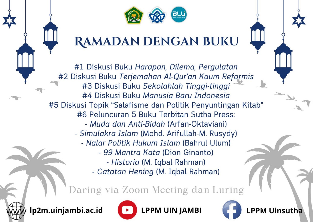 Kajian Akademik Ramadan, LPPM Selenggarakan,”Ramadan dengan Buku”
