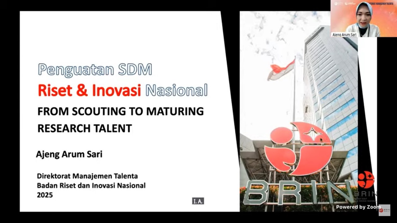 Koordinator Pusat Penelitian LPPM UIN Sulthan Thaha Saifuddin Jambi Ikuti Webinar Program Manajemen Talenta Nasional BRIN