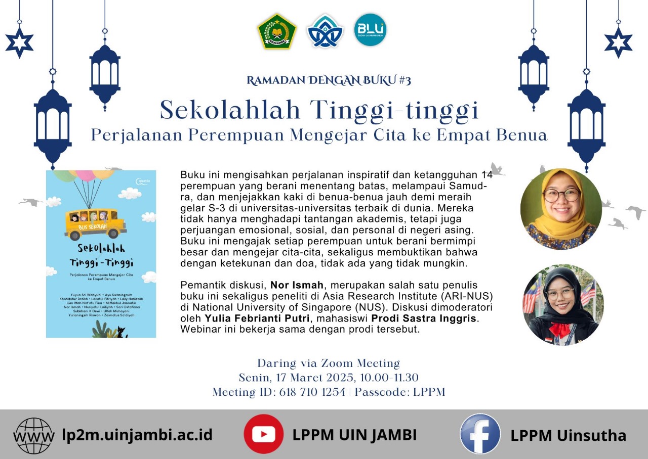 Ramadan dengan Buku #3: Sekolahlah Tinggi-Tinggi: Perjalanan Perempuan Mengejar Cita Ke Empat Benua