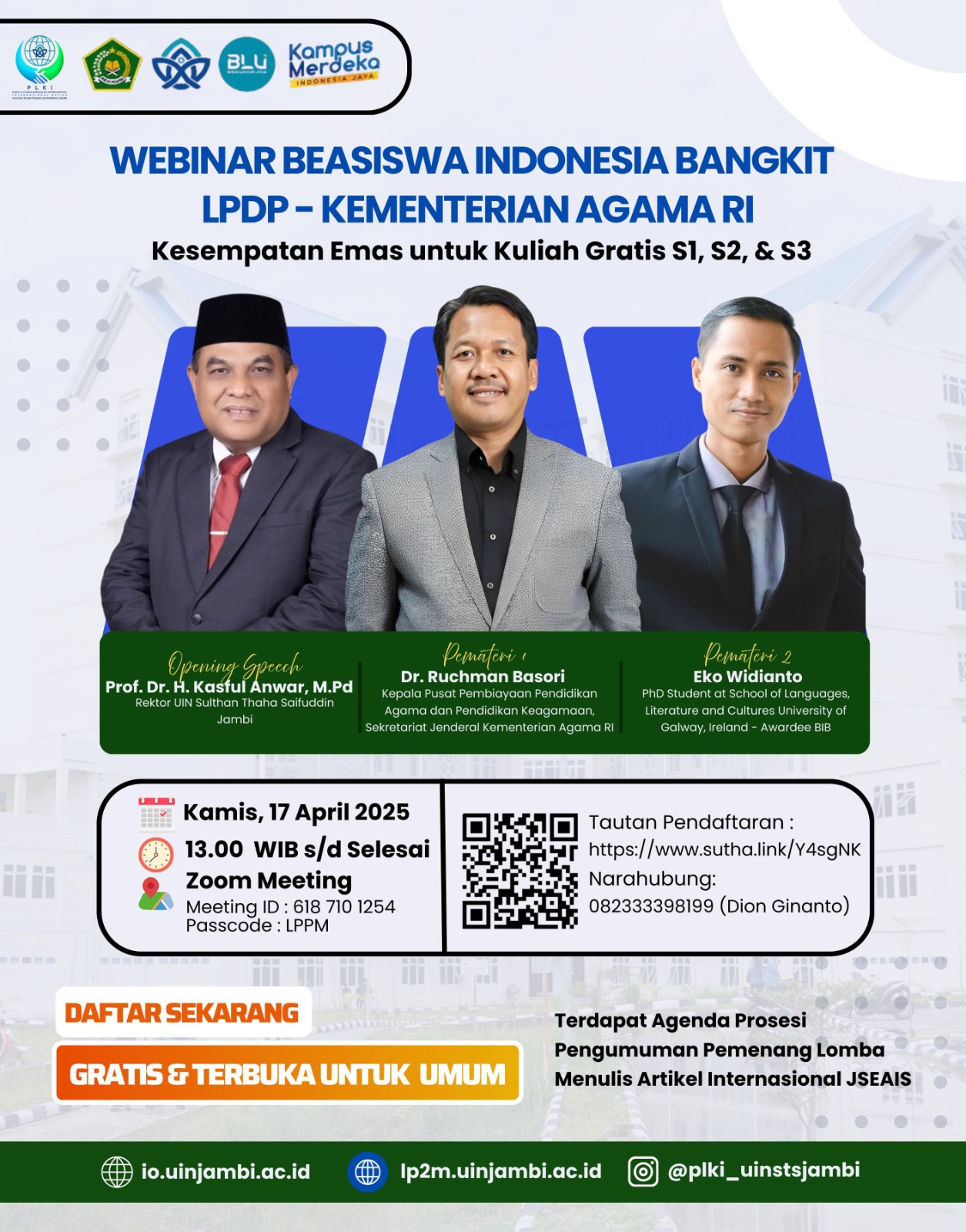 Webinar Beasiswa Indonesia Bangkit 2025