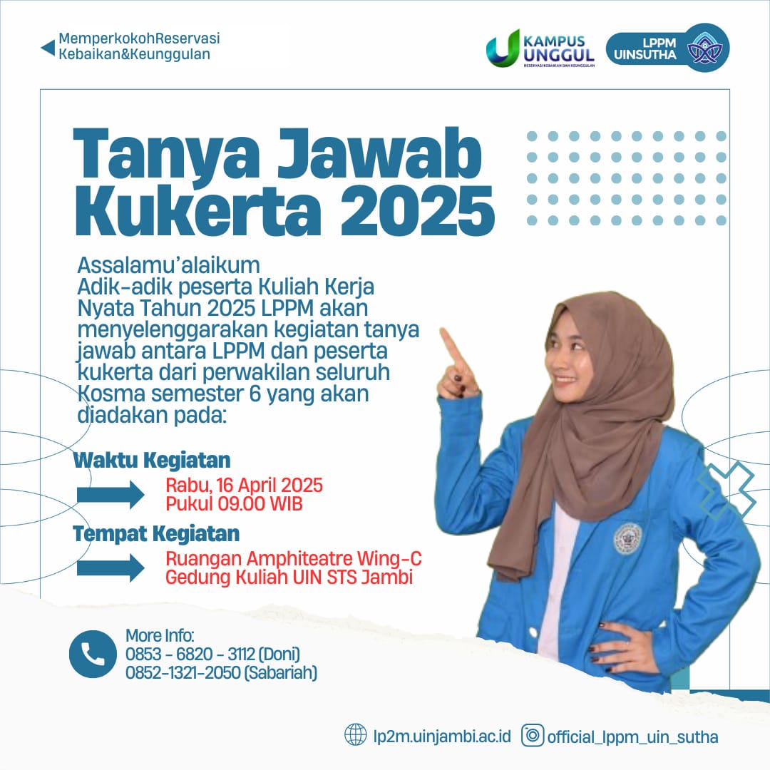 LPPM Kembali Gelar Pertemuan dengan Mahasiswa: Tanya Jawab Seputar Kukerta 2025