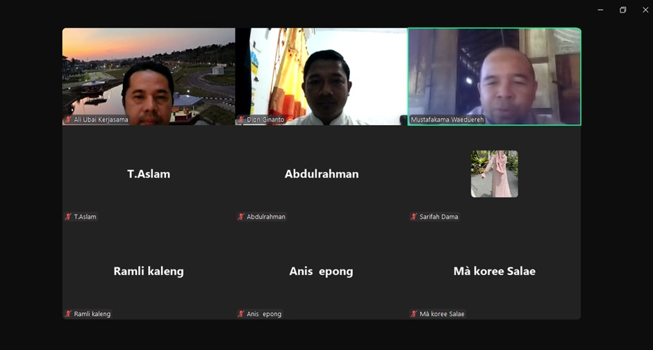 PLKI dan Bidang Kerjasama Adakan Sosialisasi Penerimaan Mahasiswa Baru kepada Mitra di Thailand
