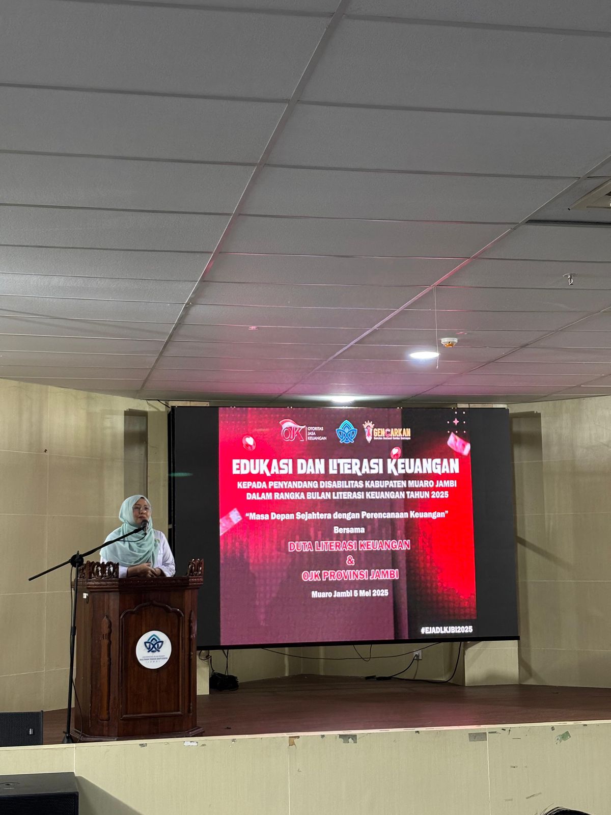 PGAD UIN STS Jambi Dorong Literasi Keuangan bagi Kelompok Difabel