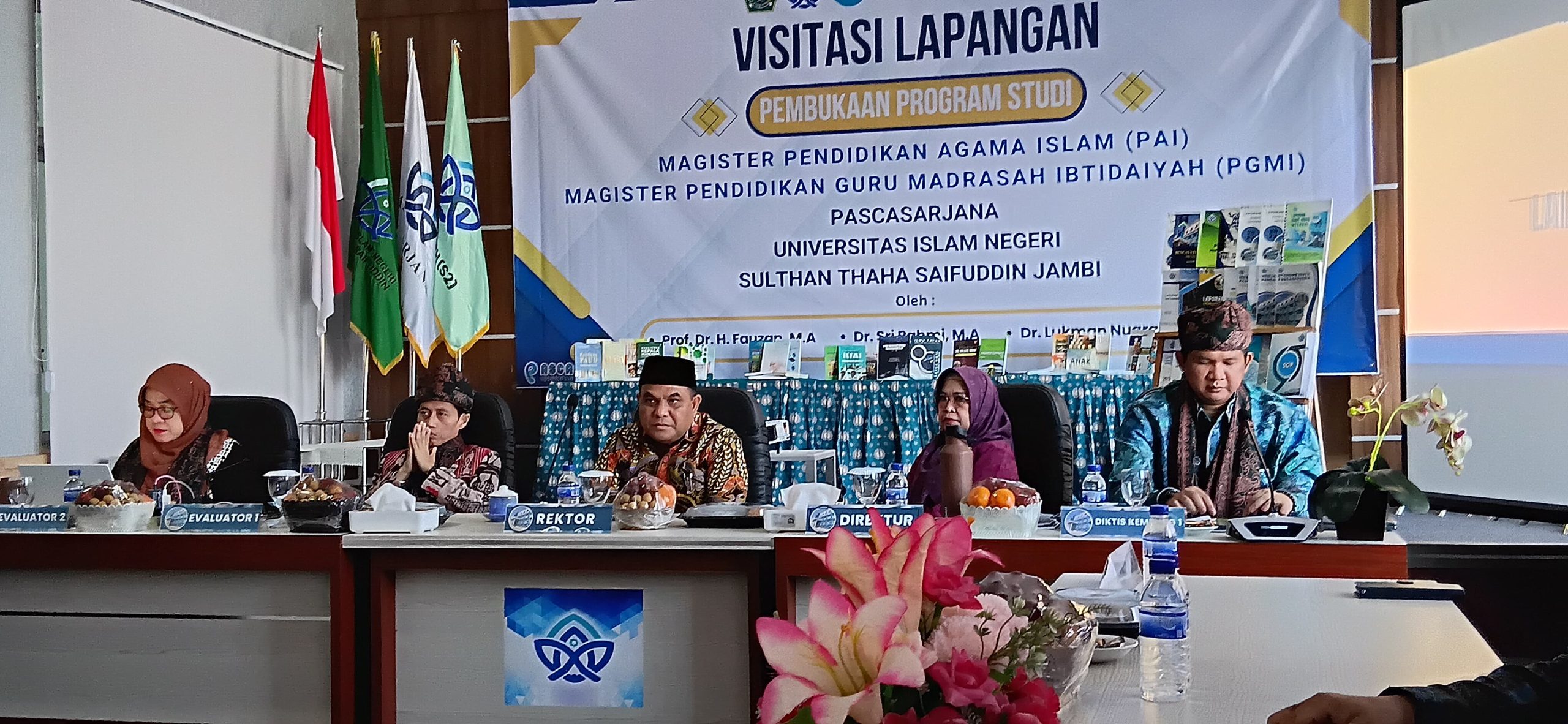 LPPM Hadiri Visitasi Lapangan Pembukaan Prodi PAI dan PGMI Pascasarjana