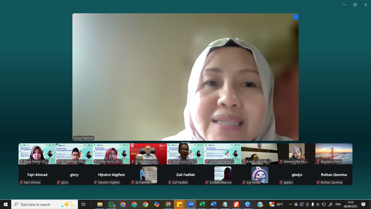 PGAD UIN Jambi Hadir Sebagai Pemateri pada Workshop Capacity Building  Satgas PPKS UIN Bukittinggi