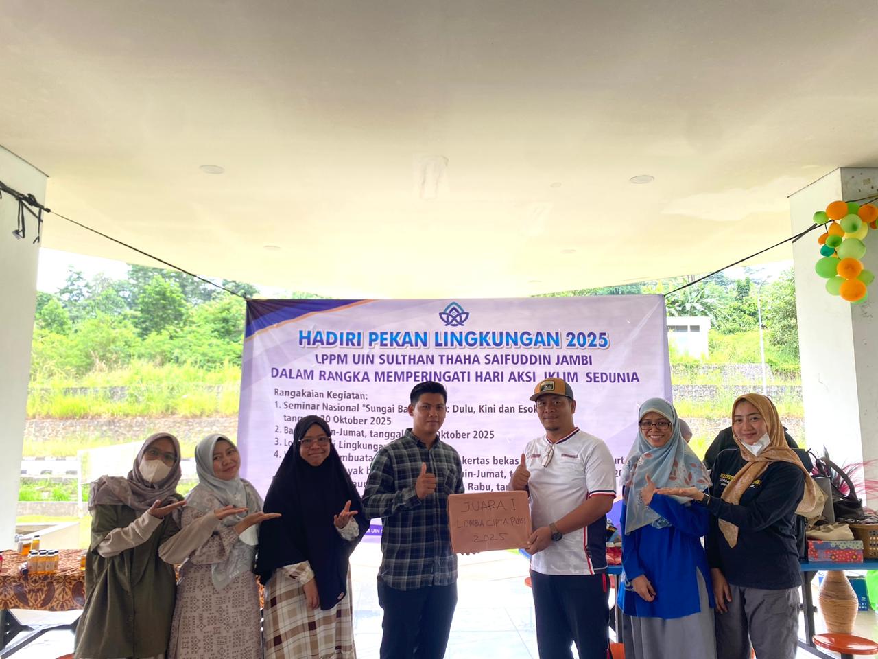 Pekan Lingkungan Berakhir, LPPM Serahkan Hadiah ke Pemenang Lomba Cipta Puisi Lingkungan
