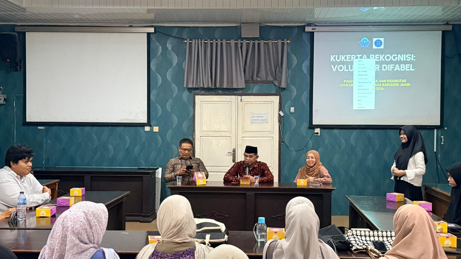 Bangun Kepedulian Sosial, UIN Jambi Gelar Orientasi Volunteer Pendamping Difabel