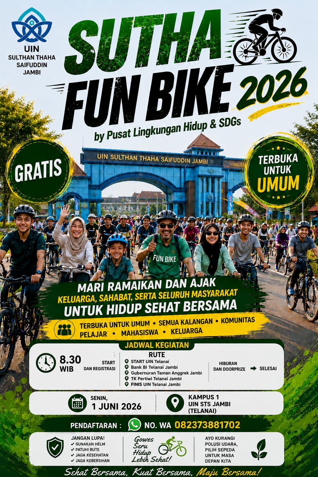 Pekan Lingkungan UIN STS Jambi 2026 Perkuat Agenda Ekoteologi dan Green Campus