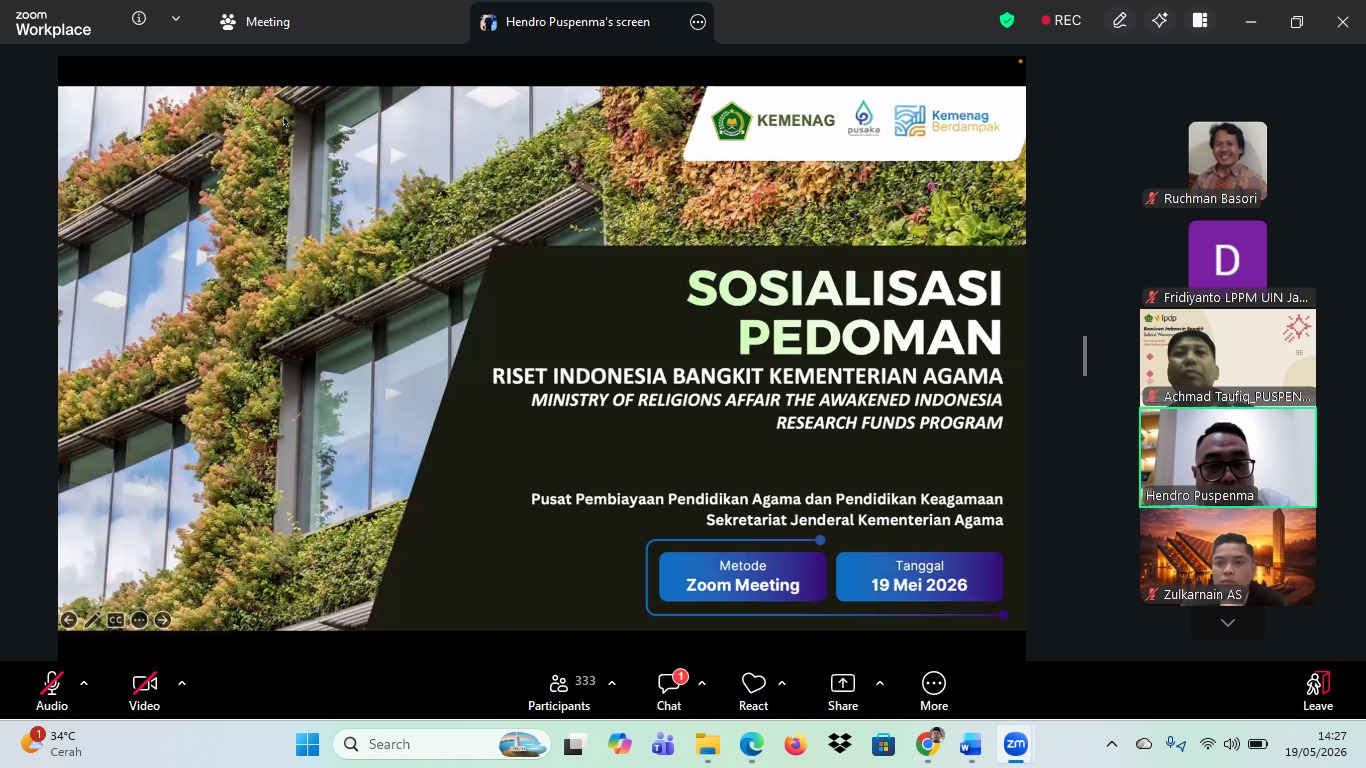 Mora The Air Funds 2026 Segera Dibuka, Periset UIN Jambi Mari Siapkan Proposal Riset Terbaik