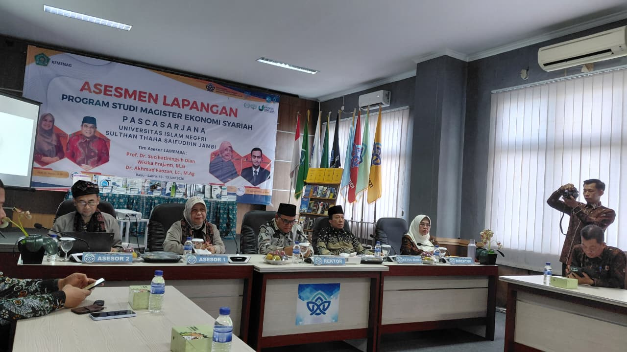 Tim LPPM Hadiri Asesmen Lapangan Magister Ekonomi Syariah