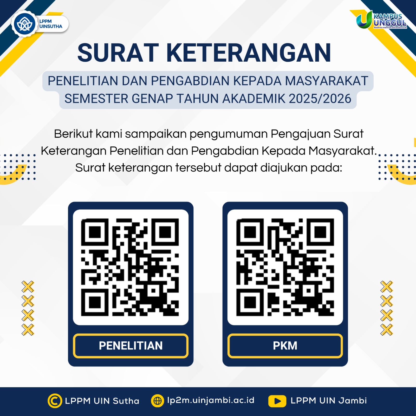 Surat Keterangan Penelitian dan Pengabdian kepada Masyarakat