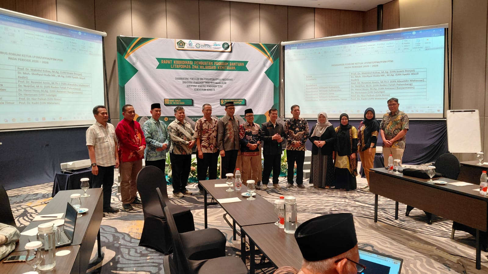 Rakornas LPPM PTKIN 2026 Bentuk Pengurus Baru Forum LPPM, Perkuat Sinergi Litapdimas Nasional