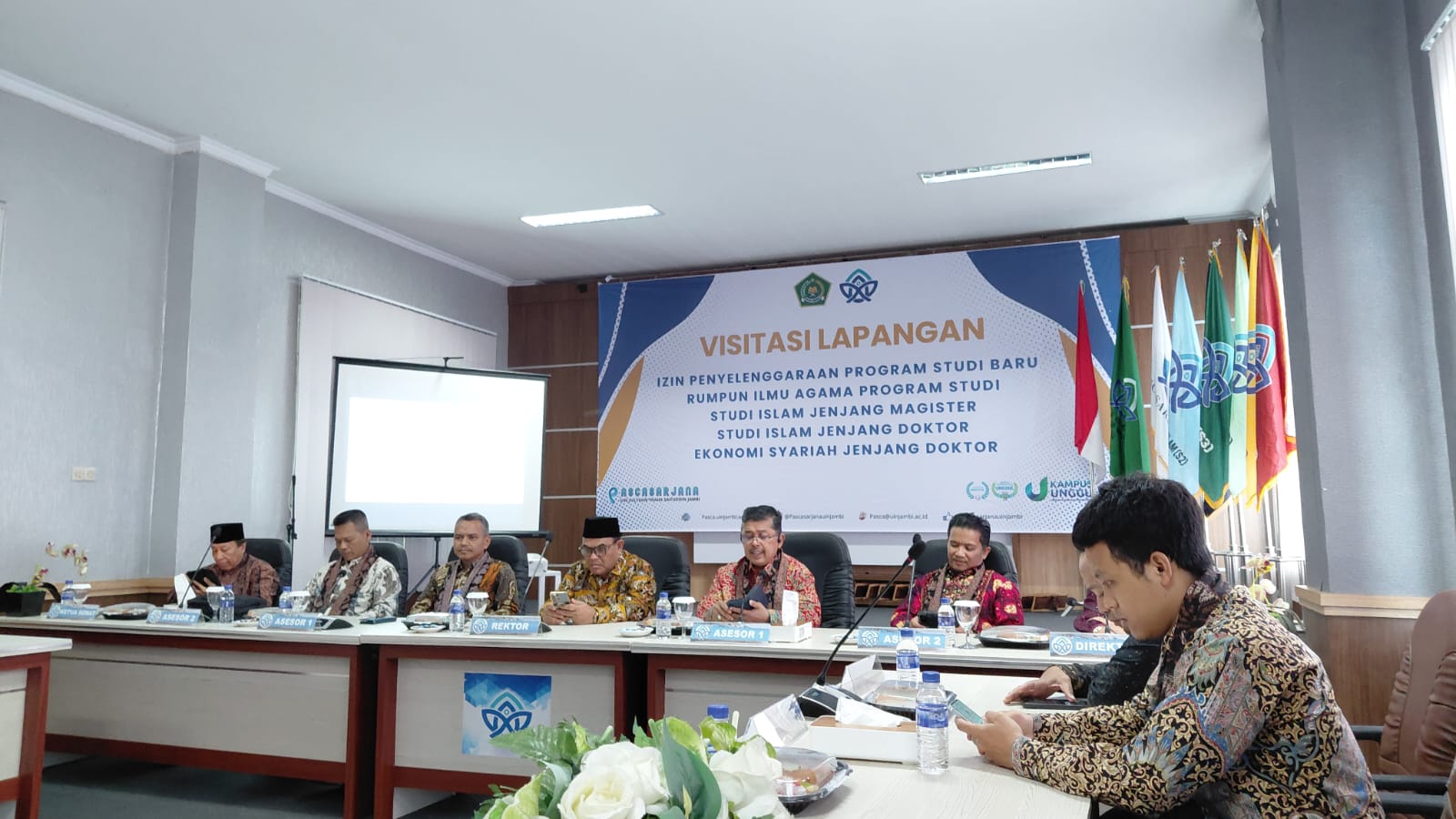 LPPM Hadiri Visitasi Tiga Izin Prodi Baru Pascasarjana