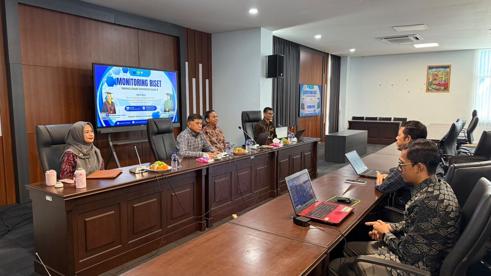 Membedah Etika Politik Islam tentang Perang dan Damai, LPPM Gelar Monitoring Riset MoRA The Air Funds