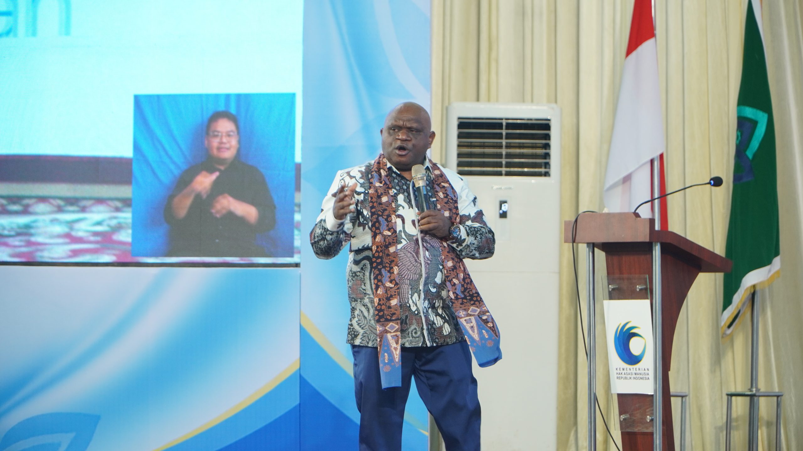UIN Jambi Pastikan Kuliah Umum Kementerian HAM Inklusif bagi Mahasiswa Tuli